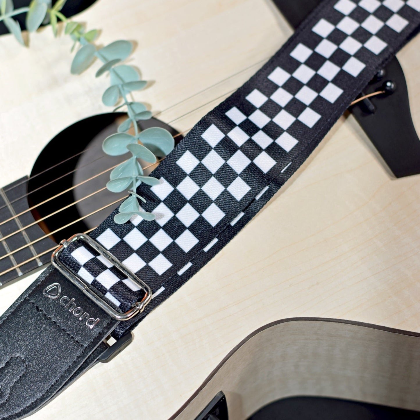 Guitar Strap Two-Tone Deluxe Printed Design