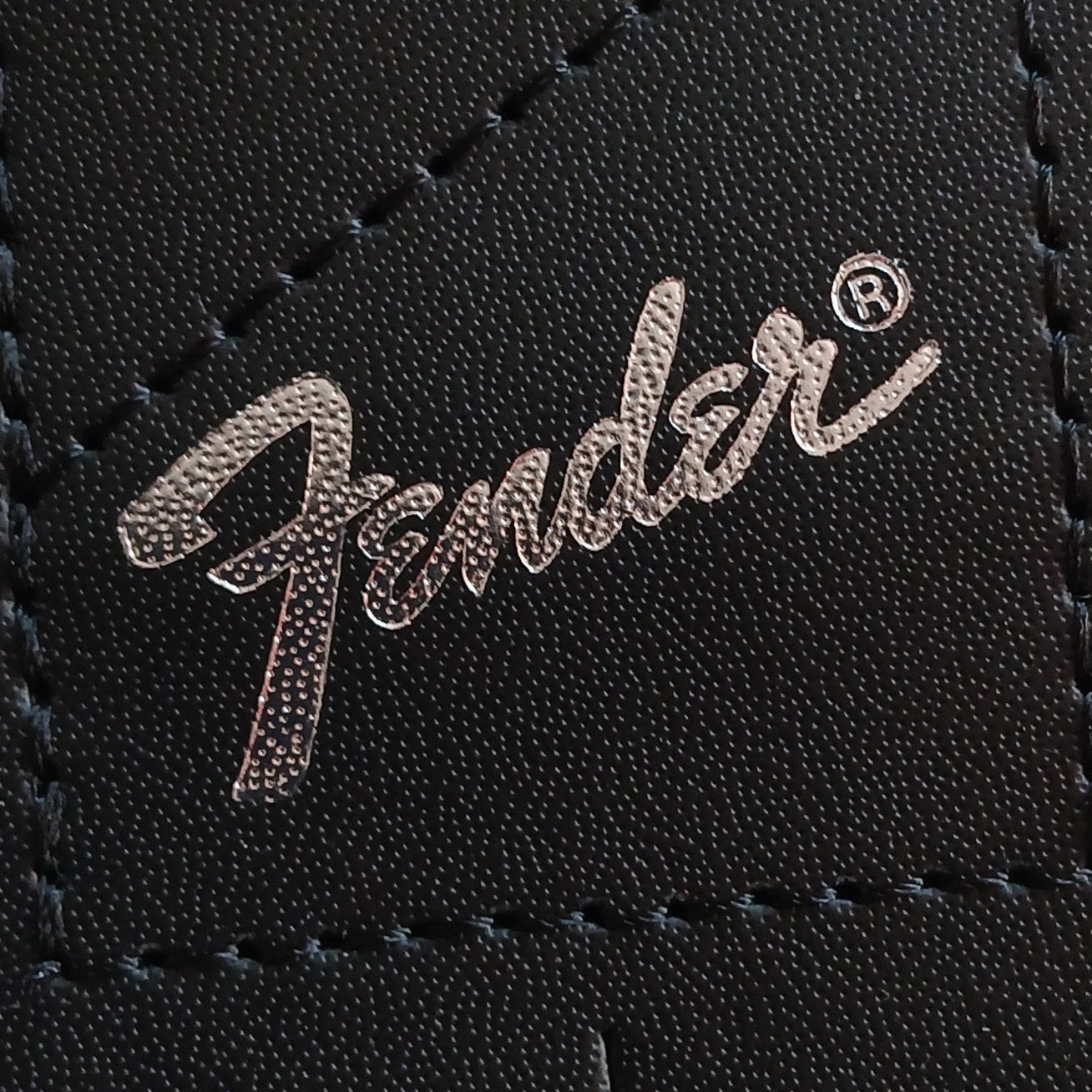 Fender Guitar Strap 2" With Pick Holder SILVER Logo Adjustable Length (Copy)