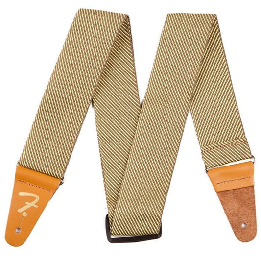 Fender Tweed Vintage Guitar Strap Gold Logo